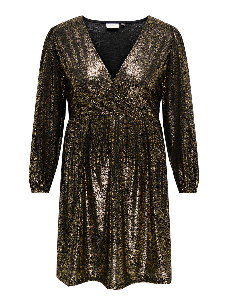 CARMINA Mini Kjole Guld/Glimmer