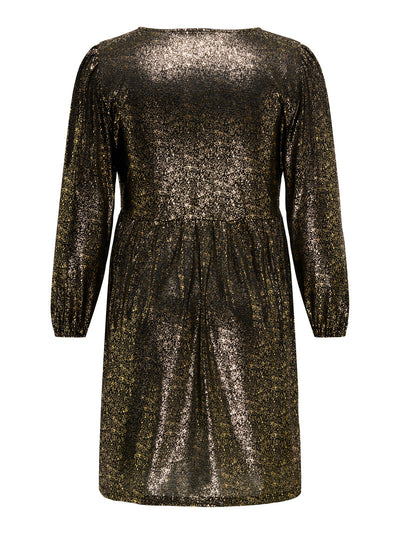 CARMINA Mini Kjole Guld/Glimmer