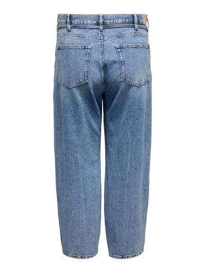CARGIANNA Jeans "32 WIDE Medium Blue Denim