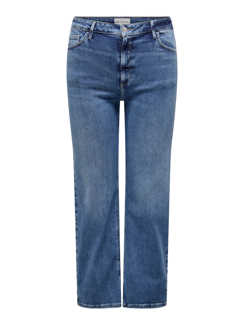 CARRADISON "32 Jeans Wide Medium Blue Denim