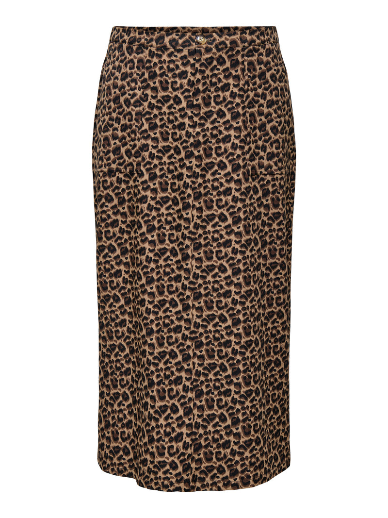 CARJILL Maxi Nederdel Leopard