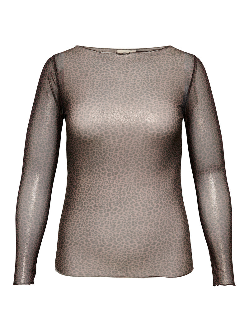 CARVICKY Mesh Leopard Glimmer Brun/Guld