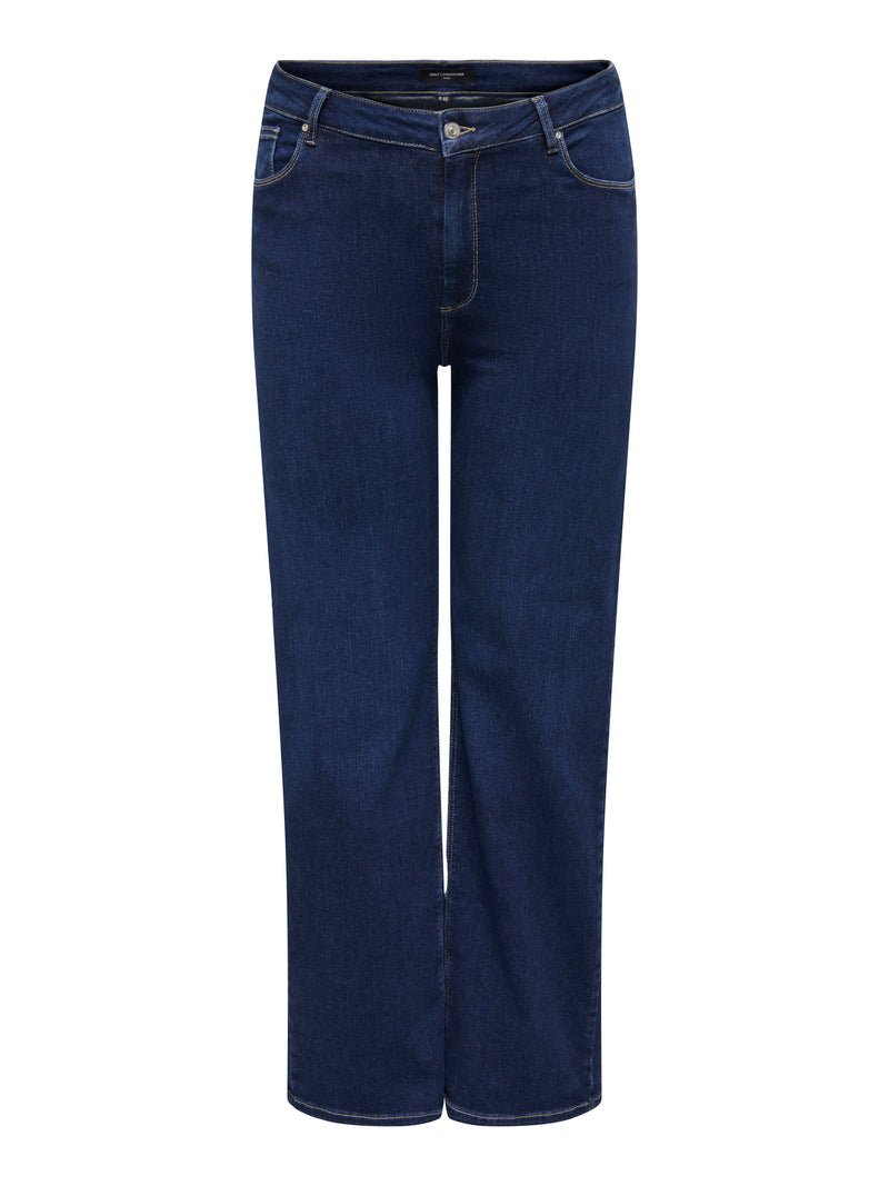 CARWILLY "32 Jeans Wide Dark Blue Denim