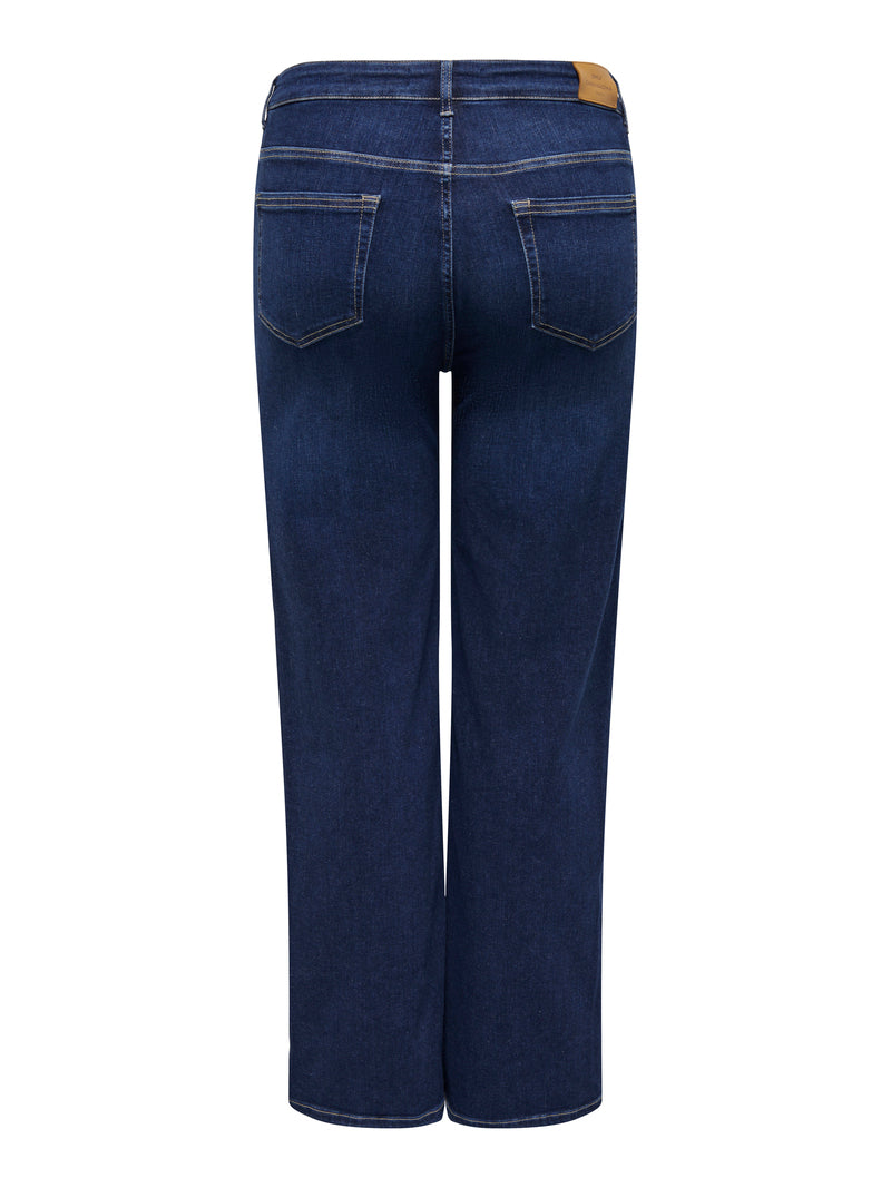 CARWILLY "32 Jeans Wide Dark Blue Denim