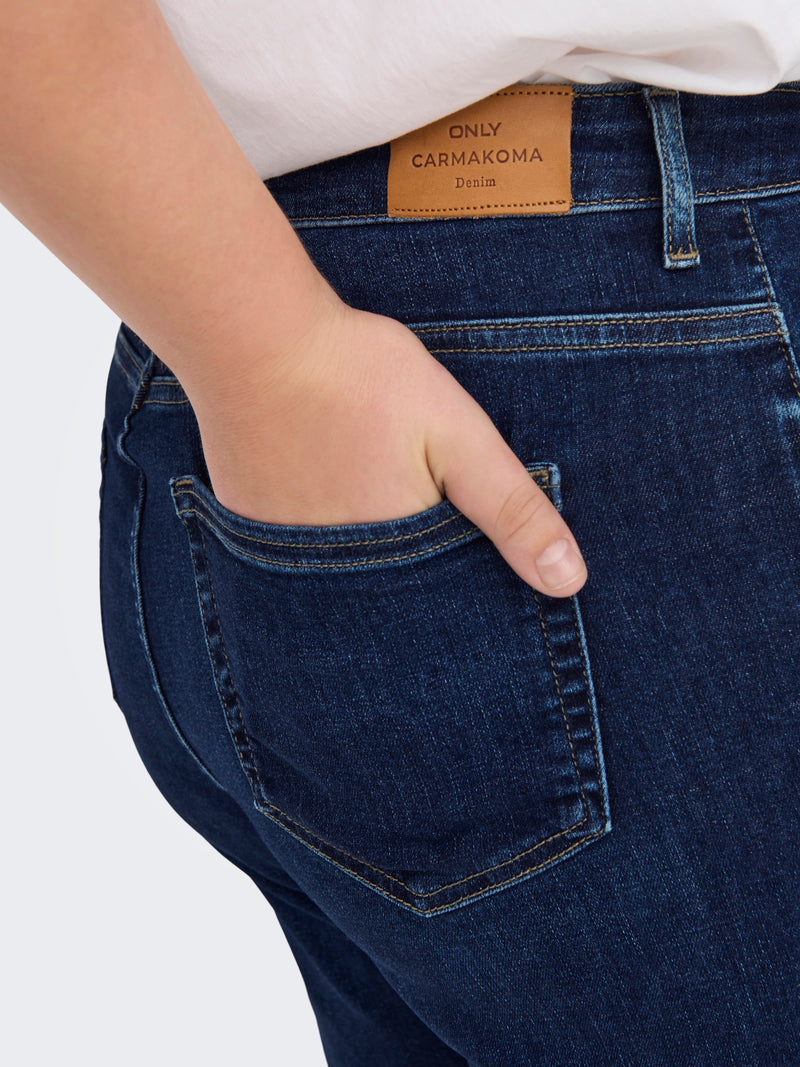 CARWILLY "32 Jeans Wide Dark Blue Denim