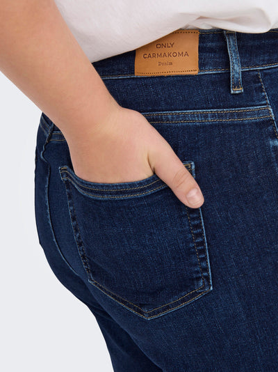 CARWILLY "32 Jeans Wide Dark Blue Denim