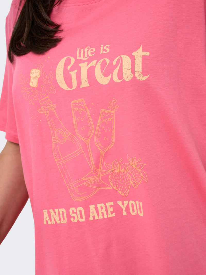 CARRASE T-Shirt Pink