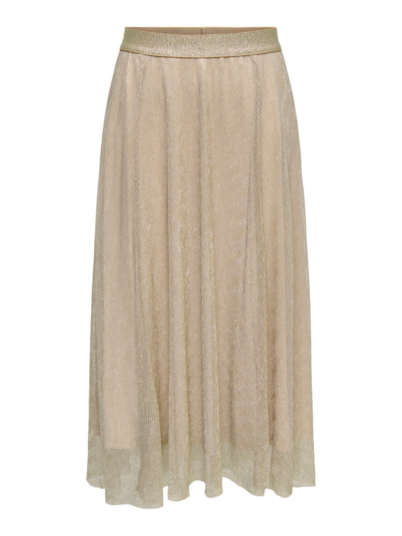 CARTINGA Nederdel m/glimmer Champagne