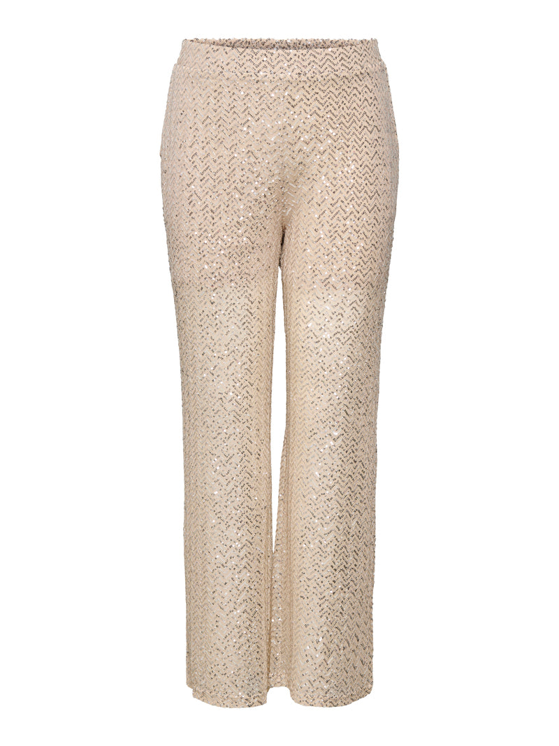 CARVIVIANA Bukser Pailetter Champagne