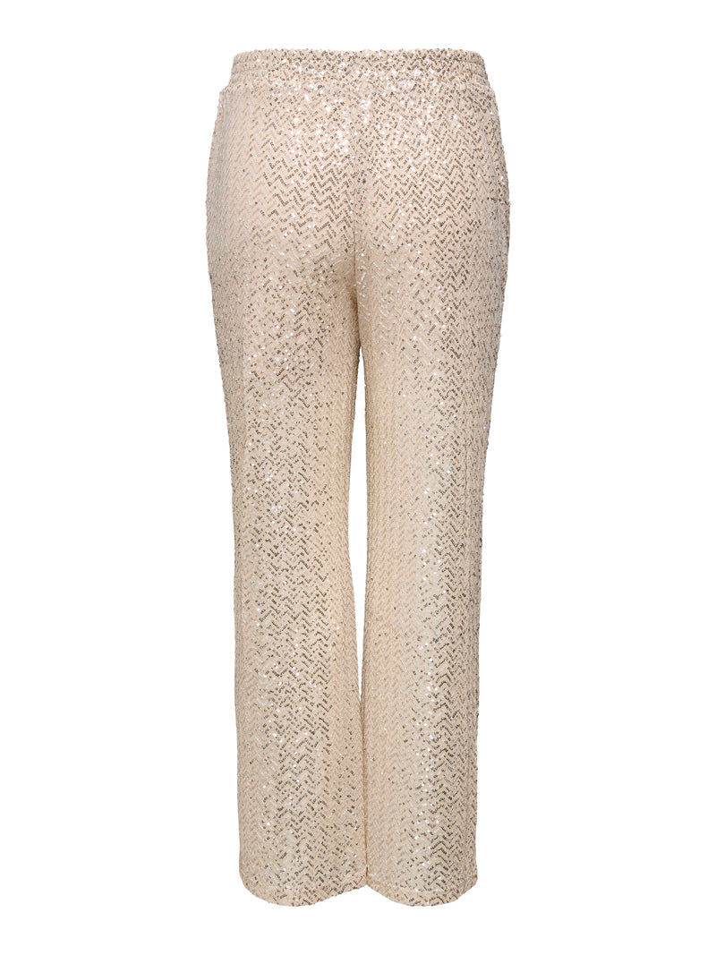 CARVIVIANA Bukser Pailetter Champagne