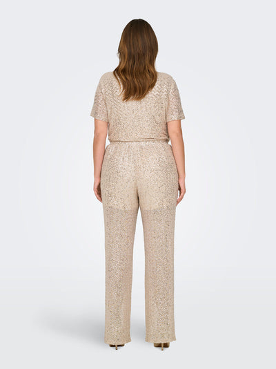 CARVIVIANA Bukser Pailetter Champagne