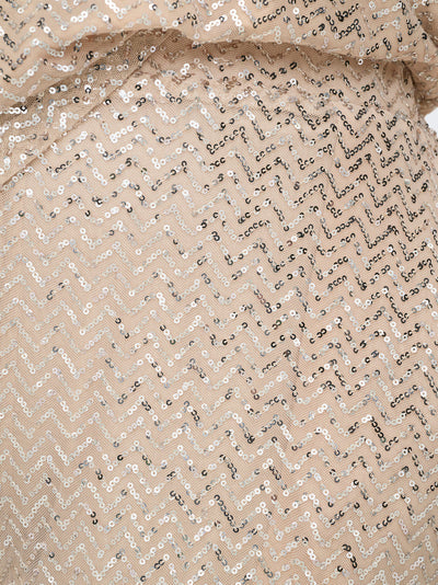 CARVIVIANA Bukser Pailetter Champagne
