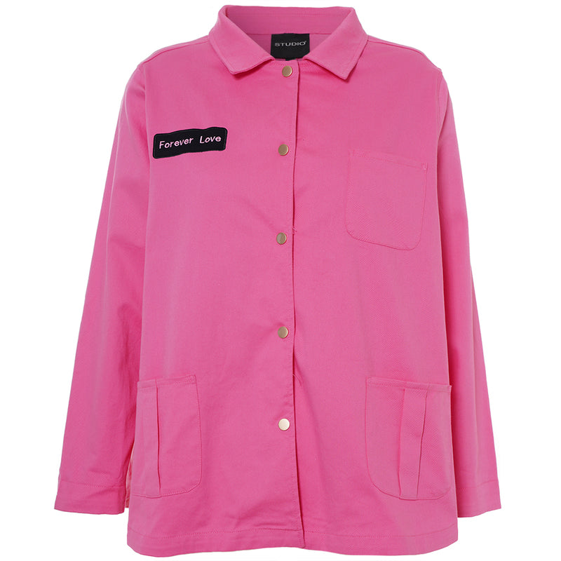 Bett Skjorte m/Smiley Pink