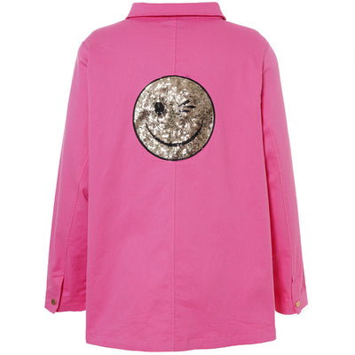 Bett Skjorte m/Smiley Pink