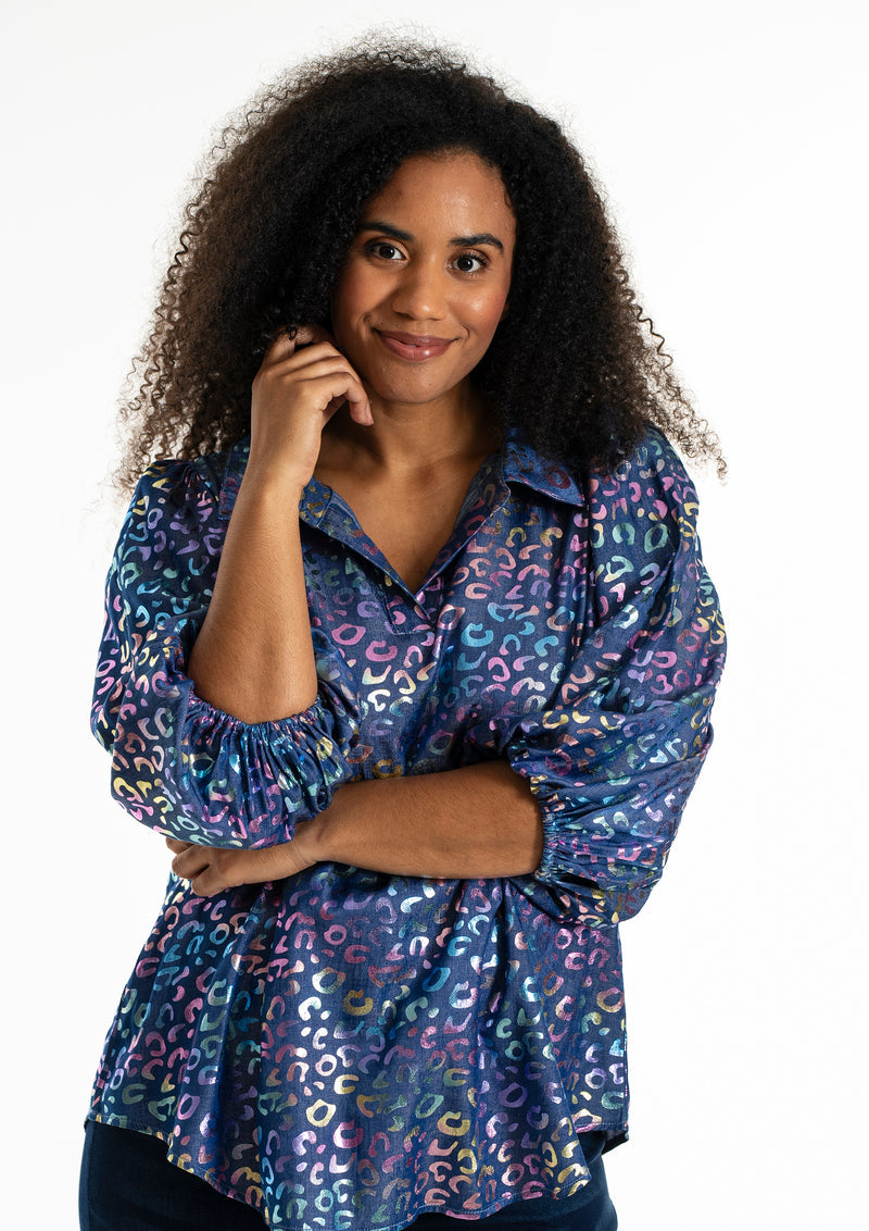 Tiff Bluse Multifarvet