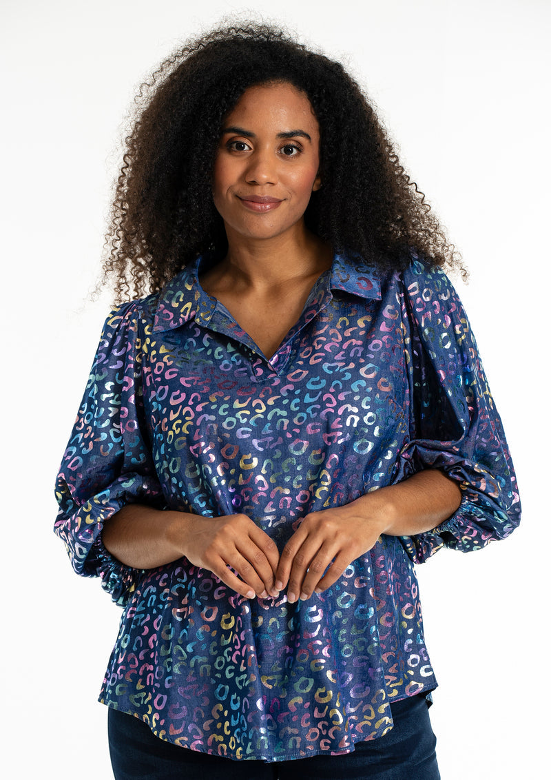 Tiff Bluse Multifarvet