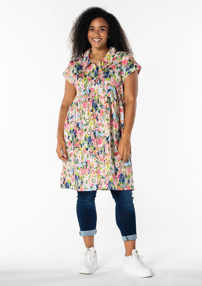 Lise Kjole Broderi Anglaise Multifarvet