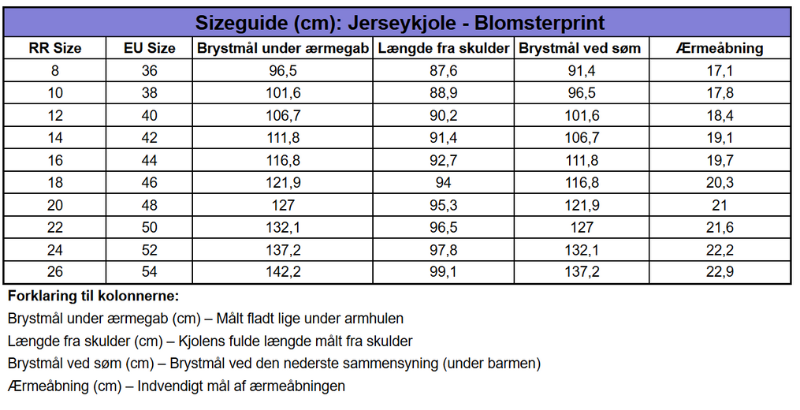 Jersey Kjole med blomsterprint - Cottagecore Oversized Smock Dress