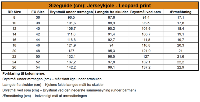 Jersey Kjole med leopard print - Classic Leopard Print Smock Dress