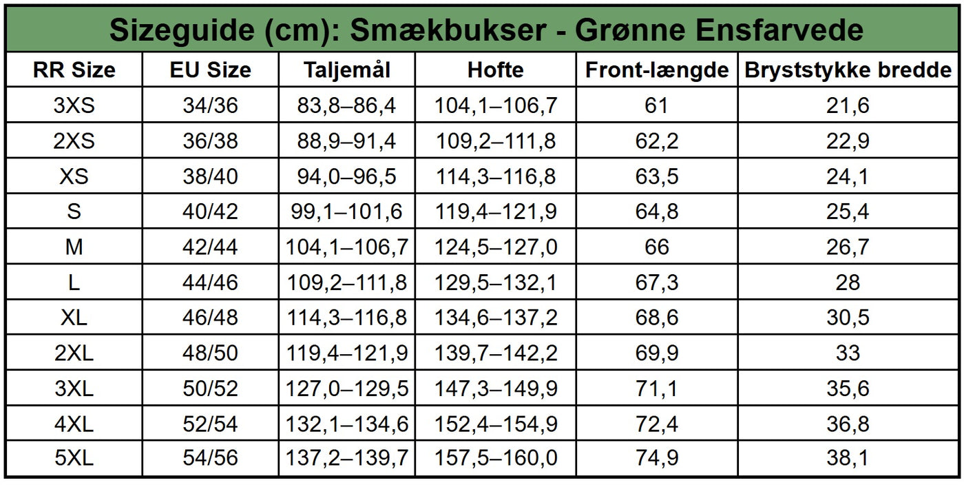 Smækbukser Ensfarvede Grønne  – Forest Green Dungarees