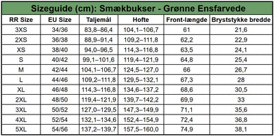 Smækbukser Ensfarvede Grønne  – Forest Green Dungarees