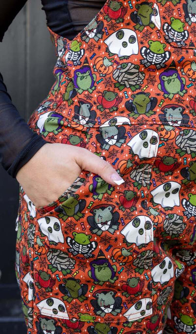 Dungarees Party Frogs Orange