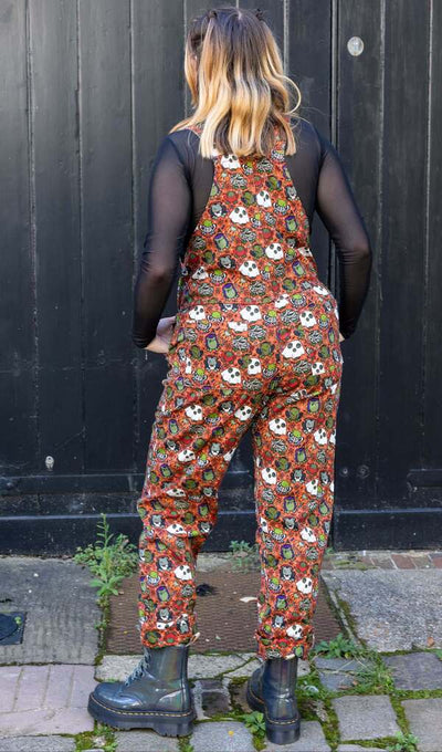 Dungarees Party Frogs Orange