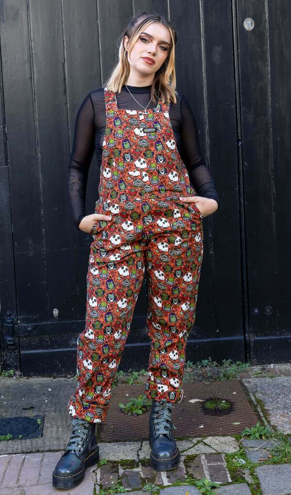 Dungarees Party Frogs Orange