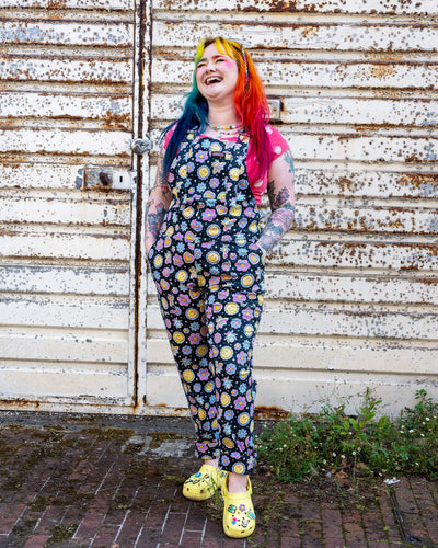 Dungarees Bee Happy Multifarvet