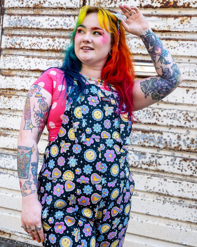 Dungarees Bee Happy Multifarvet
