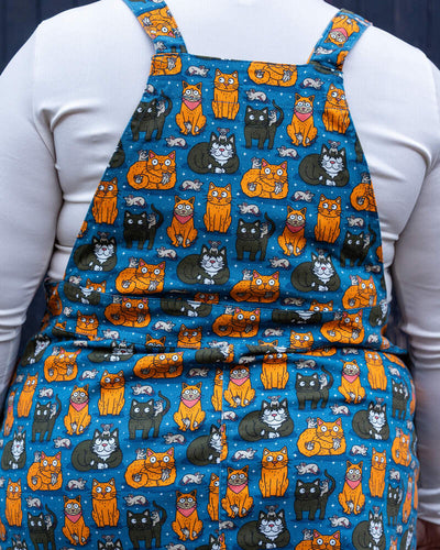 Pinafore Dress Cats and Mice Multifarvet