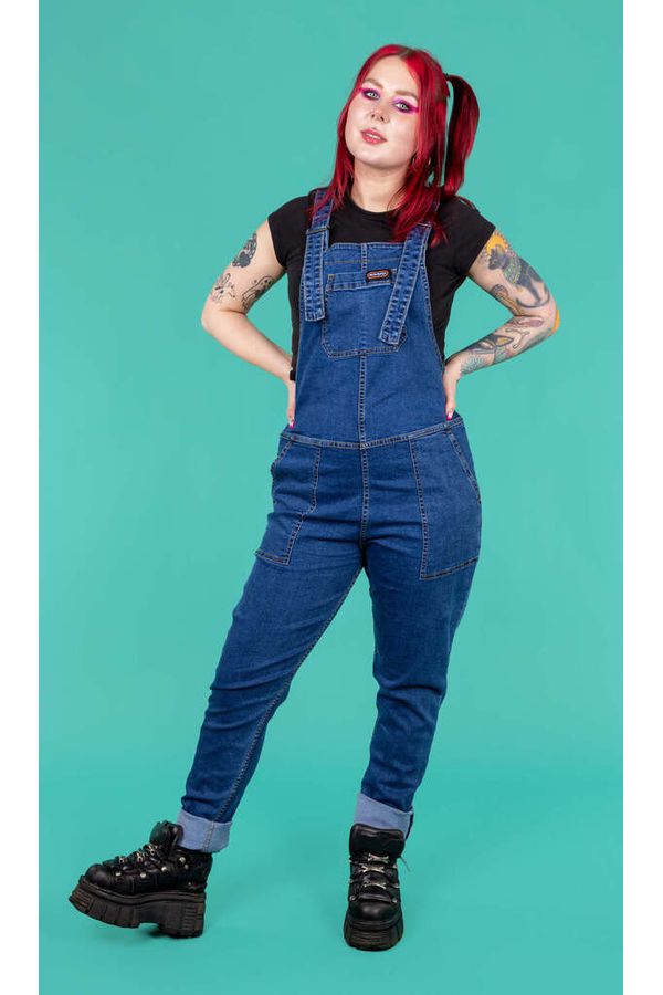 Dungarees Blue Stone Wash Denim