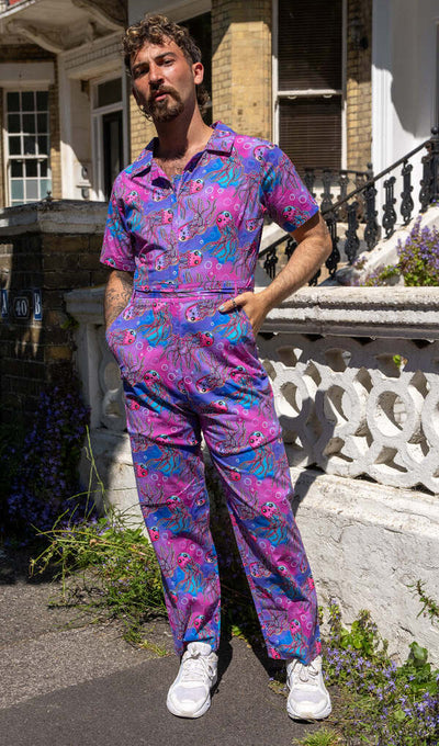 Jumpsuit Jellyfish Pink/Lilla