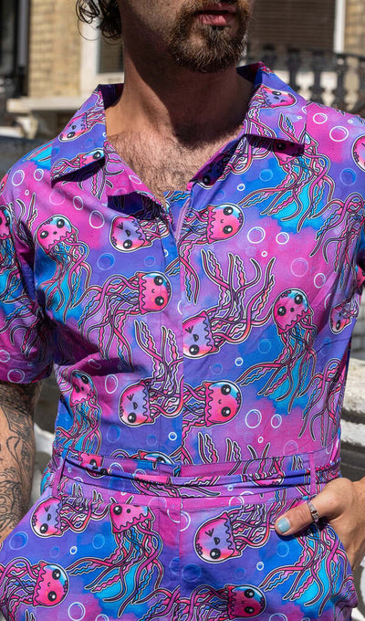 Jumpsuit Jellyfish Pink/Lilla