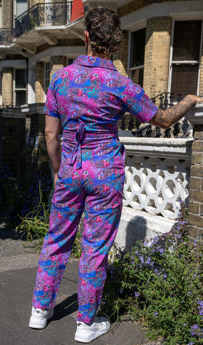 Jumpsuit Jellyfish Pink/Lilla