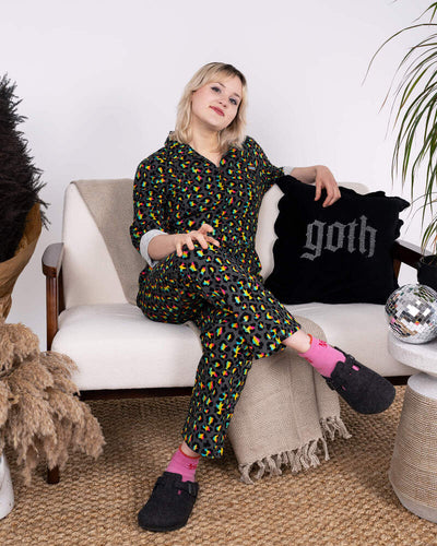 Boilersuit Grey Rainbow Leopard Multifarvet