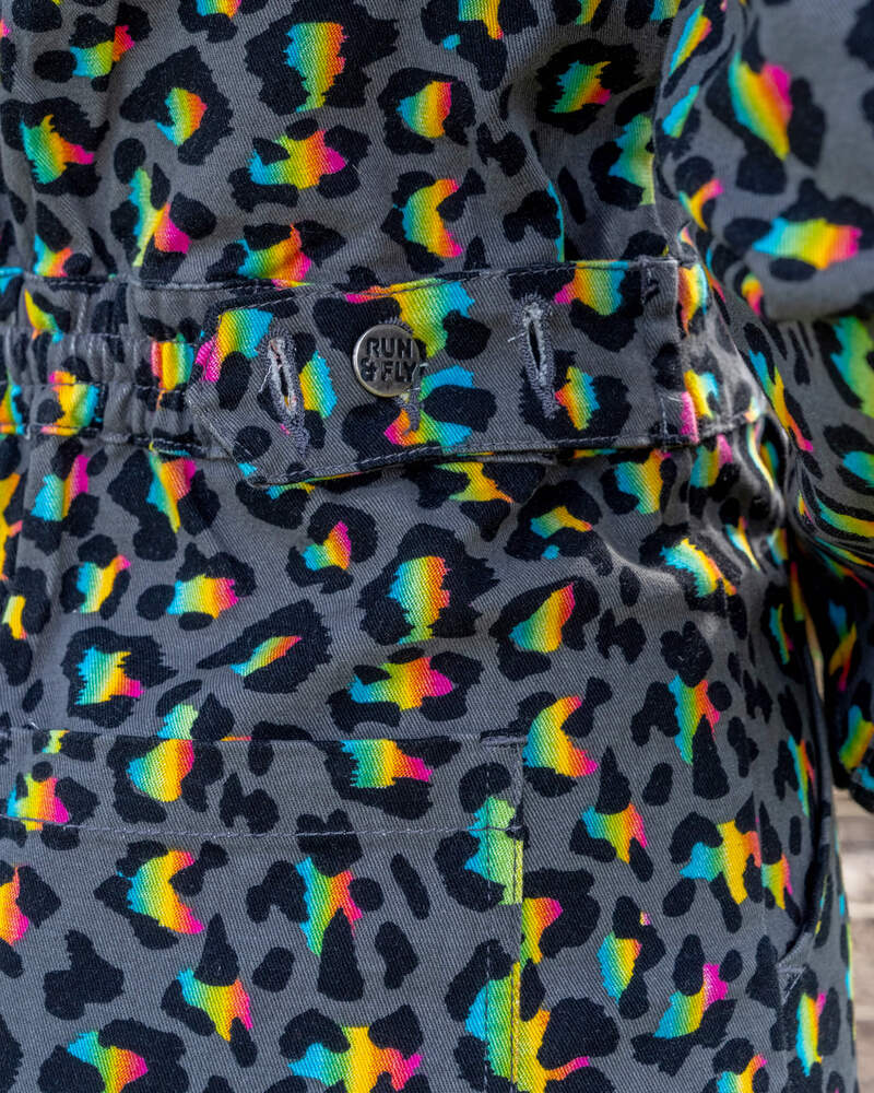 Boilersuit Grey Rainbow Leopard Multifarvet