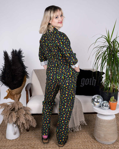Boilersuit Grey Rainbow Leopard Multifarvet