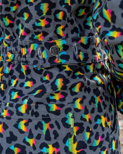Boilersuit Grey Rainbow Leopard Multifarvet