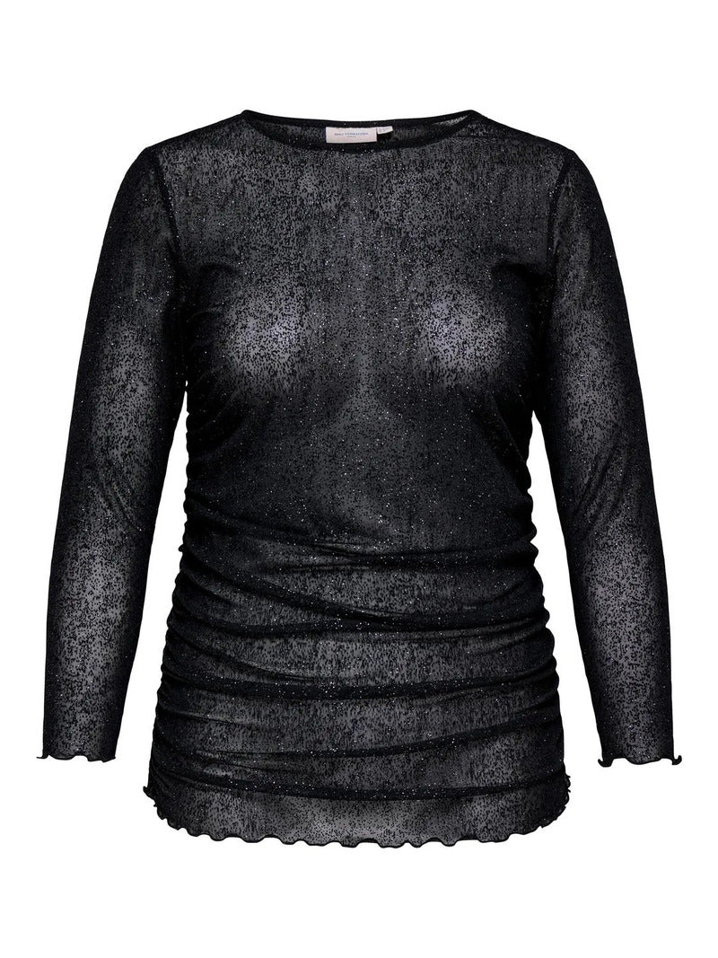 CARPERSIL Bluse Glimmer Sort