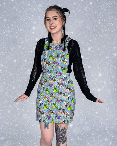 Pinafore Dress Pug Bugs Multifarvet
