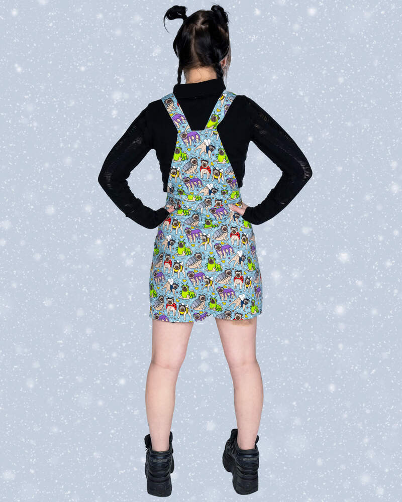 Pinafore Dress Pug Bugs Multifarvet