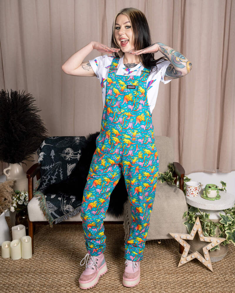 Dungarees Rainbow Dinosaurs Multifarvet