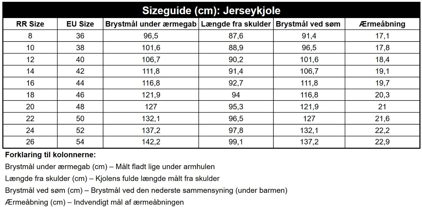 Forudbestilling: Jersey Kjole med spøgelser