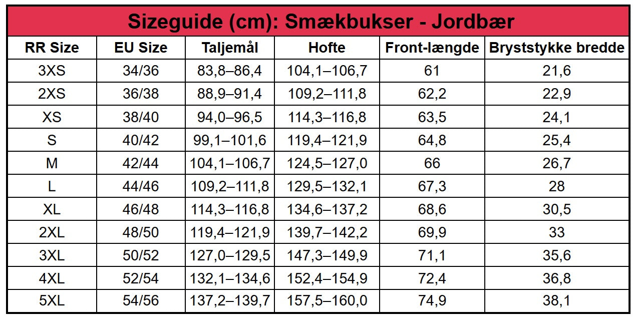 16) Smækbukser Jordbær – Strawberry Field Stretch Dungarees
