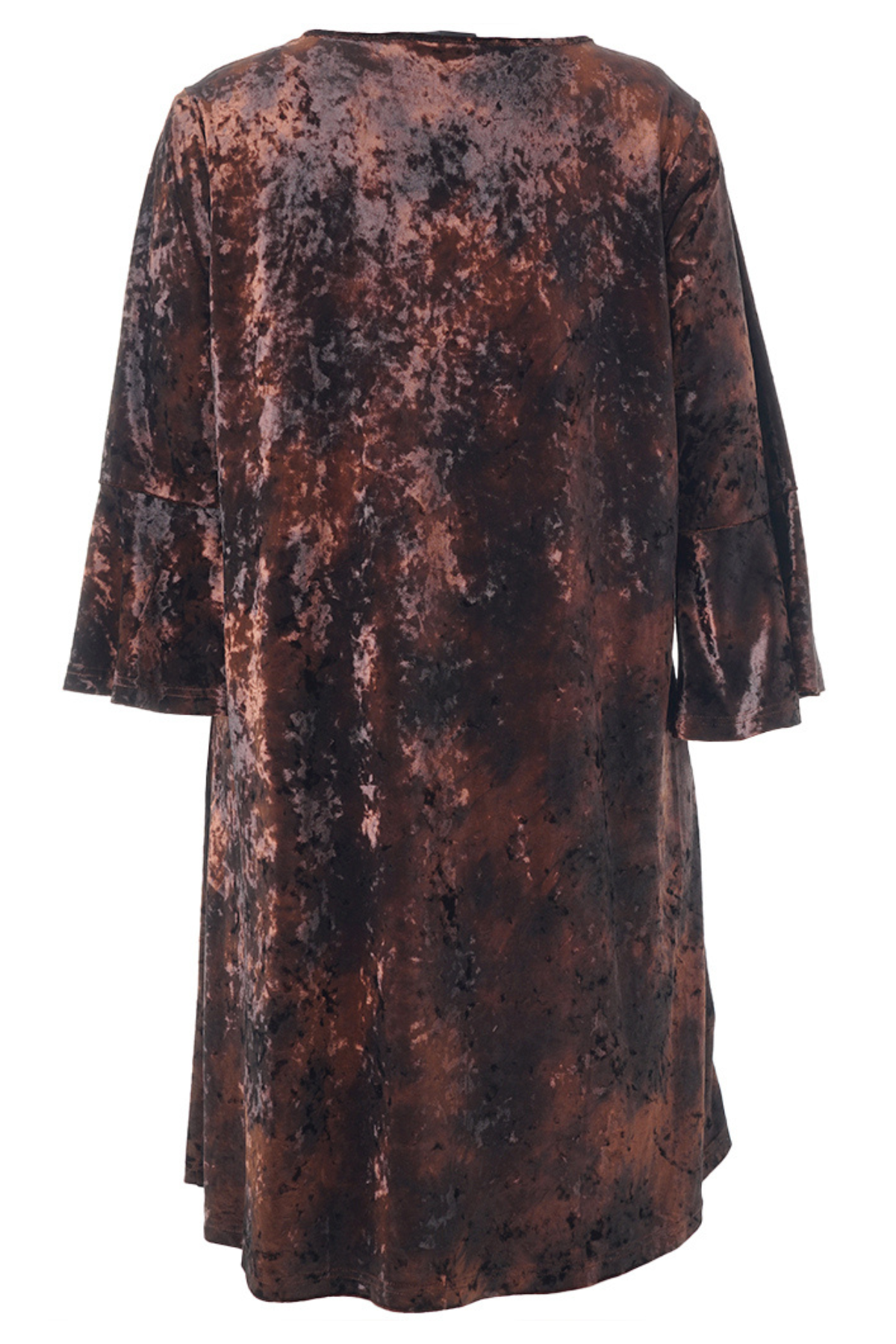 STUDIO Helda Velourkjole produktbillede set bagfra.