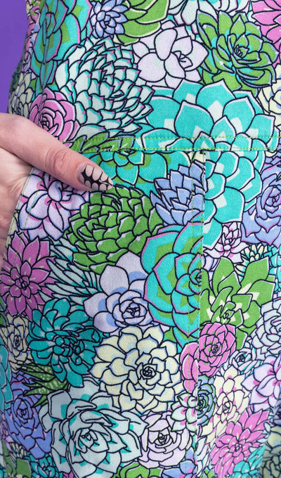 Dungarees Succulents Multifarvet