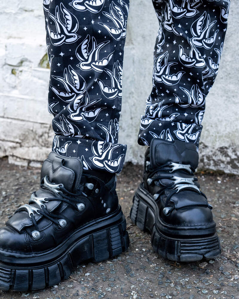 Dungarees Checkerboard Swallow Grå/Sort