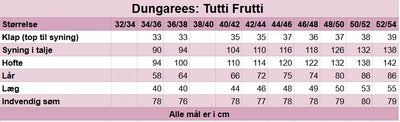 Dungarees Tutti Frutti Multifarvet